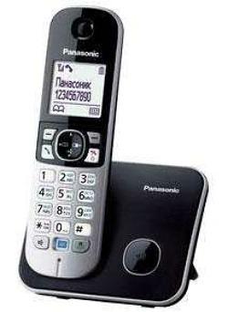 Р/Телефон Dect Panasonic KX-TG6811RUB черный АОН фото 1
