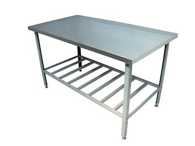 Стол разделочный СР-2/1500/700-ЮТ столешница нерж.,каркас и полка оцинков. фото 1
