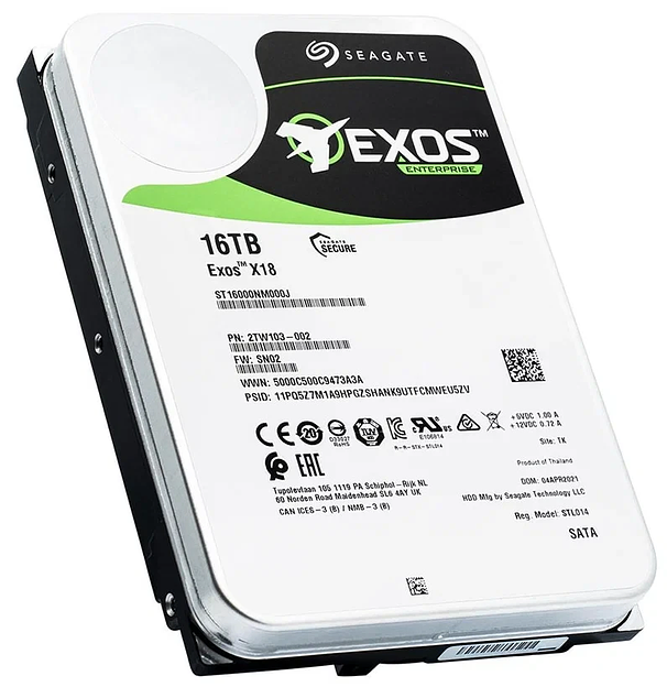 Жесткий диск 16TB Seagate Exos X18 ST16000NM000J фото 1