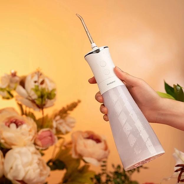 Ирригатор Scarlett SC-WF01 портатив. белый фото 5