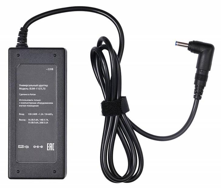 Блок питания Buro BUM-1107L70 автоматический 70W 18.5V-20V 11-connectors 4.62A от бытовой электросети фото 2
