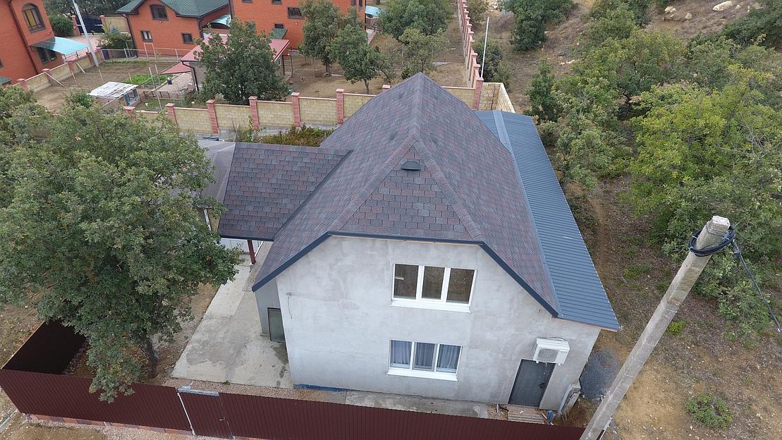 Гибкая черепица Döcke PIE Premium «Цюрих» изюм опт фото 9