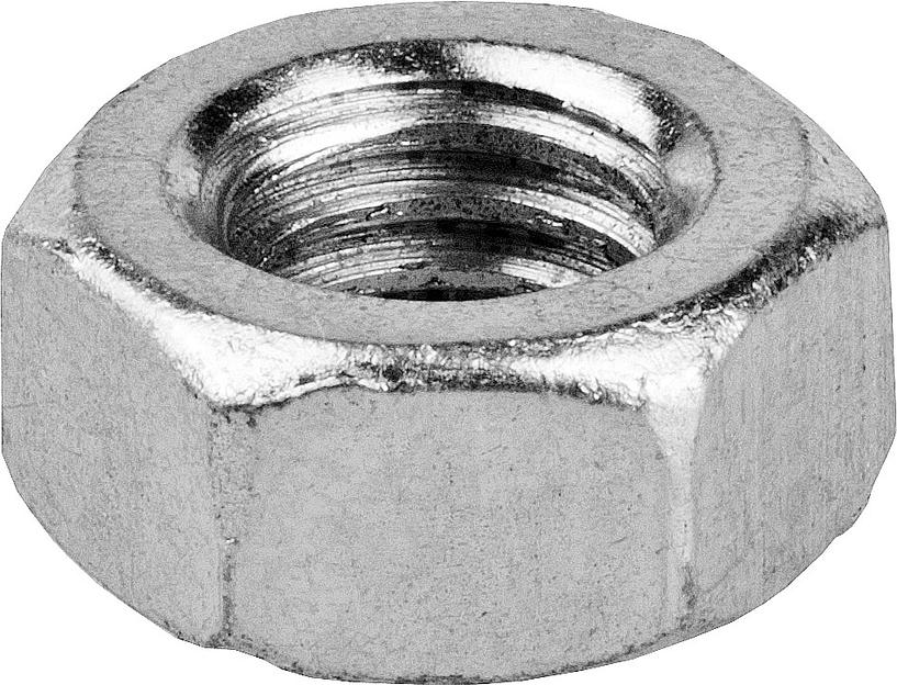 ЗУБР ГОСТ ISO 4032-2014, кл. пр. 6, M20, цинк, 5 кг, шестигранная гайка (303550-20) фото 1