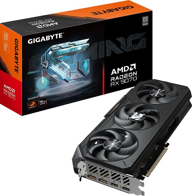 Видеокарта Gigabyte PCI-E 5.0 GV-R9070GAMING-16GD 1.0 AMD Radeon RX 9070 16Gb 256bit GDDR6 2210/20000 HDMIx2 DPx2 HDCP Ret фото 10