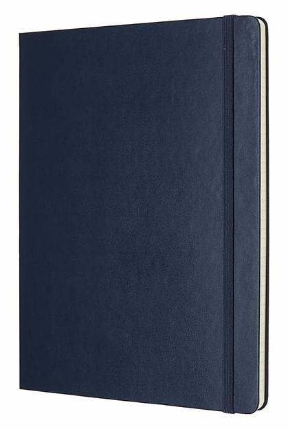 Блокнот Moleskine CLASSIC QP090B20 XLarge 190х250мм 192стр. линейка твердая обложка синий фото 2
