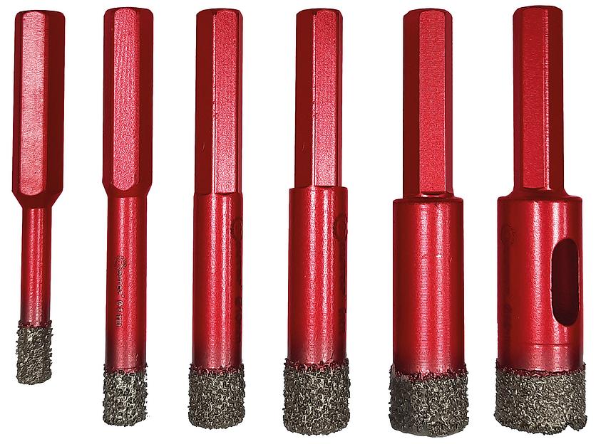 Коронка алмазная универсальная для дрели 6х10х67мм фото 1