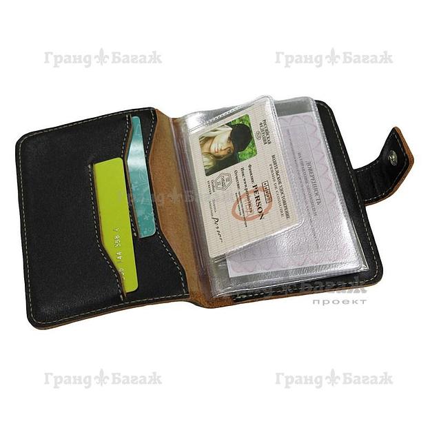 Обложка для автодокументов RS ВО-2-RS/черн фото 3