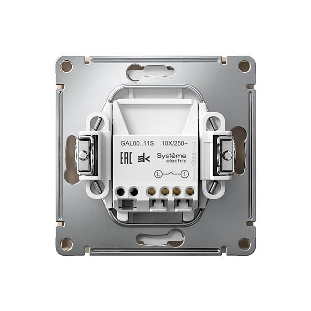 ARTGALLERY 1-клавишный ВЫКЛЮЧАТЕЛЬ, 10АХ, механизм, быстрозажимные клеммы, ПЕСОЧНЫЙ фото 2