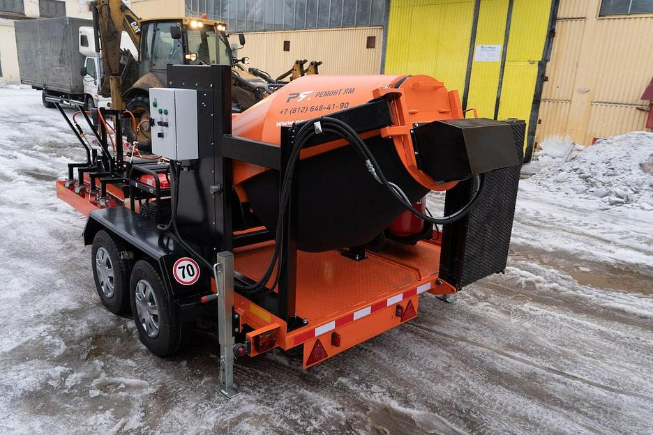 Машина для ремонта асфальта STPE 2000 с автономным рециклером фото 2