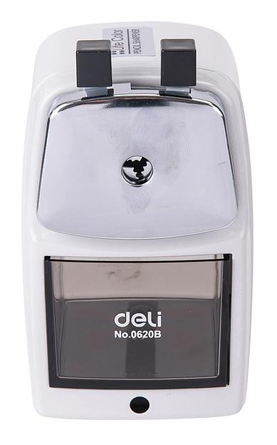 Точилка для карандашей механическая Deli E0620 1 отверстие ассорти фото 6