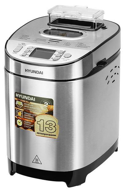 Хлебопечь Hyundai HYBM-M0313G 600Вт серебристый/черный фото 1