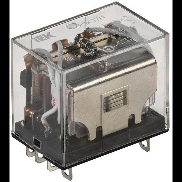Реле РЭК 77-4 10А 220В AC IEK RRP10-4-10-220A фото 1