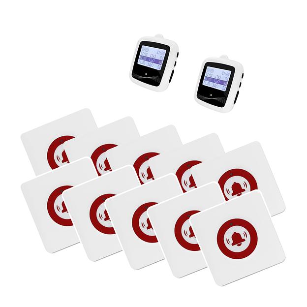 Система вызова из 2-х пейджеров-кулонов и 10 кнопок SWB31-2 фото 1