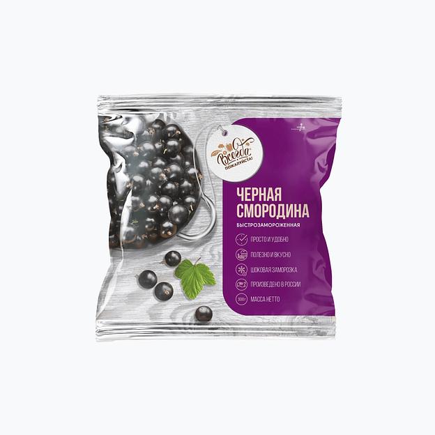 Черная смородина в ПЭТ пакете «Всегда пожалуйста» 300г Опт фото 1