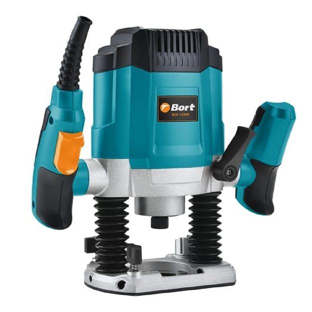 Bort BOF-1200N Фрезер электрический [93414721] { 1200 Вт, 16000-3000 об/мин, 3.9 кг, набор аксессуаров 8 шт } фото 1
