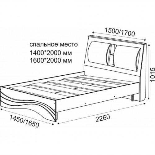 Кровать «Амели» ОПТ фото 2