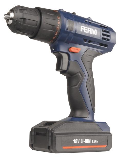 Дрель-шуруповерт Ferm CDM1120 аккум. патрон:быстрозажимной (кейс в комплекте) фото 6