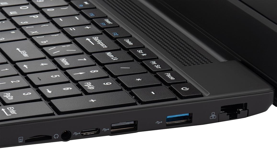 Ноутбук IRU Tactio 15ALG Core 5 1235U 8Gb SSD256Gb Intel Iris Xe graphics 1000M 15.6" IPS FHD Windows 11 Pro Pro black WiFi BT Cam (2044618) фото 9