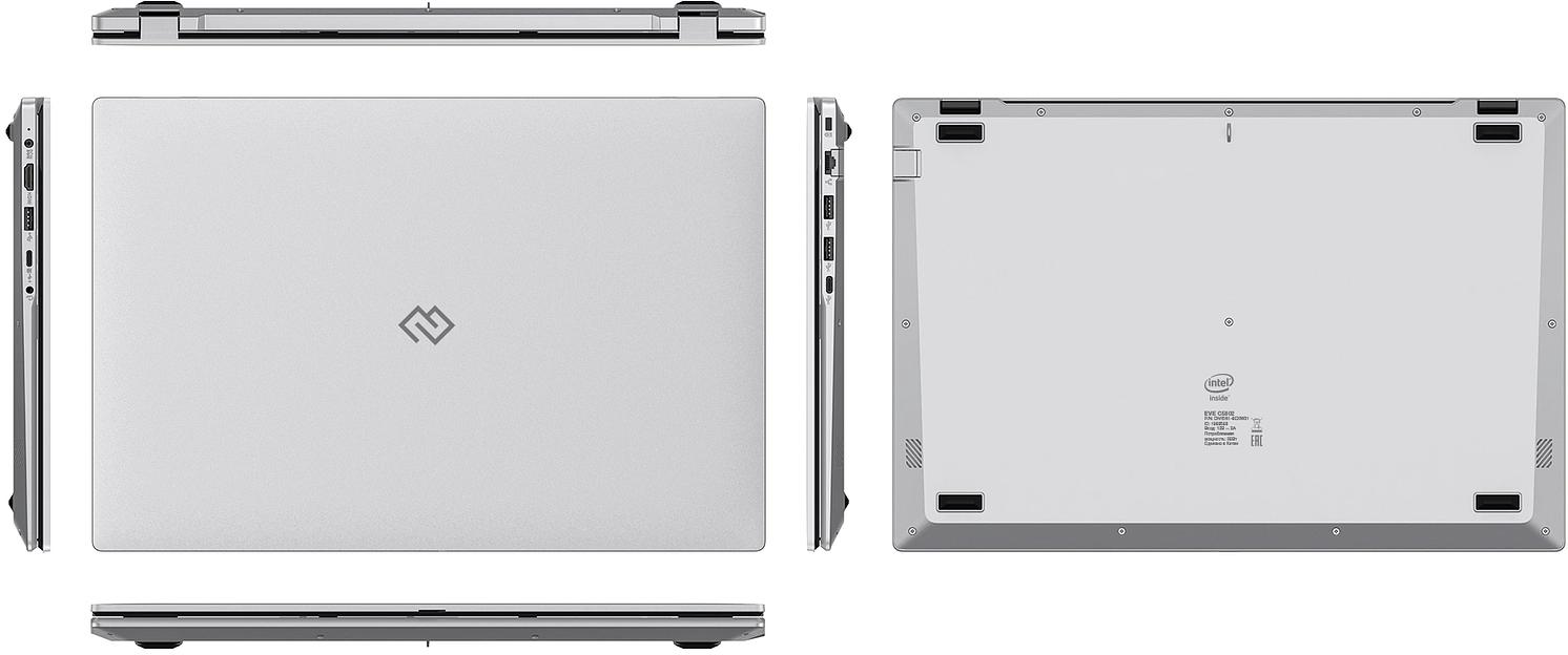 Ноутбук Digma EVE C5802 N100 8Gb SSD256Gb Intel UHD Graphics 15.6" IPS FHD (1920x1080) Windows 11 Professional silver WiFi BT Cam 5900mAh (DN15N1-8CXW01) фото 6