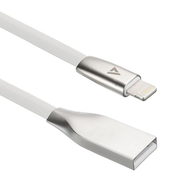 Кабели USB ACD USB кабель ACD-Infinity Lightning; USB-A TPE, 1.2м, белый (ACD-U922-P5W) фото 1