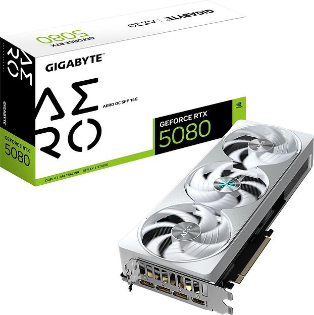 Видеокарта Gigabyte PCI-E 4.0 GV-N5080AERO OC-16GD 1.0 NVIDIA GeForce RTX 5080 16Gb 256bit GDDR7 2550/23000 HDMIx1 DPx3 HDCP Ret фото 10