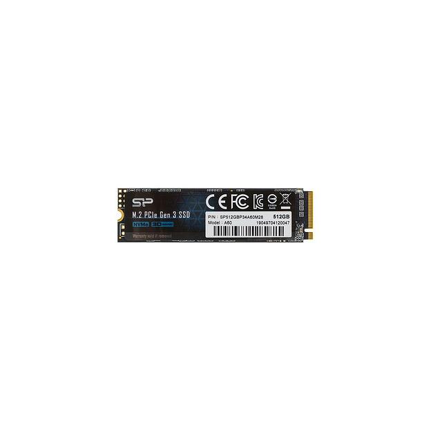SSD накопитель Silicon Power M-Series SP512GBP34A60M28 512ГБ, M.2 2280, PCIe 3.0 x4, NVMe, M.2 фото 1