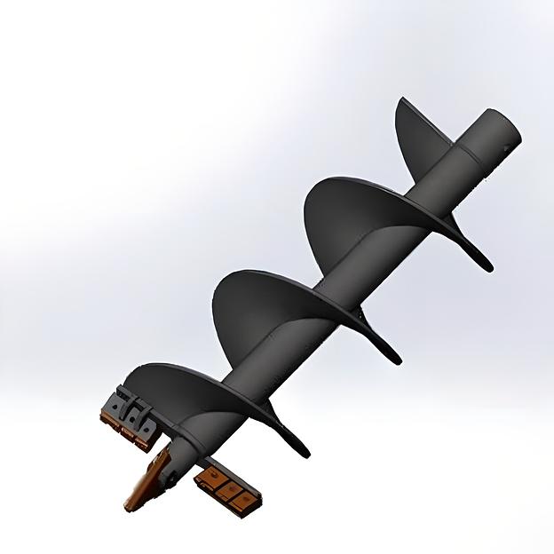 Шнековый бур ШЛЛ-4 для лёгких грунтов фото 1