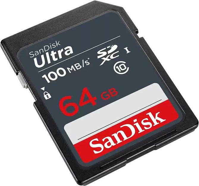 Флеш карта SDHC 64Gb Class10 Sandisk SDSDUNR-064G-GN3IN Ultra фото 2