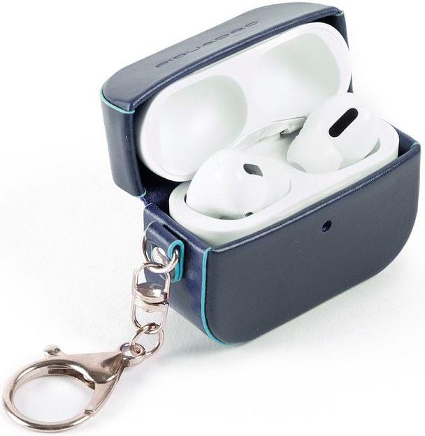 Чехол для наушников Piquadro Blue Square AC5308B2/BLU2 синий натур.кожа фото 1