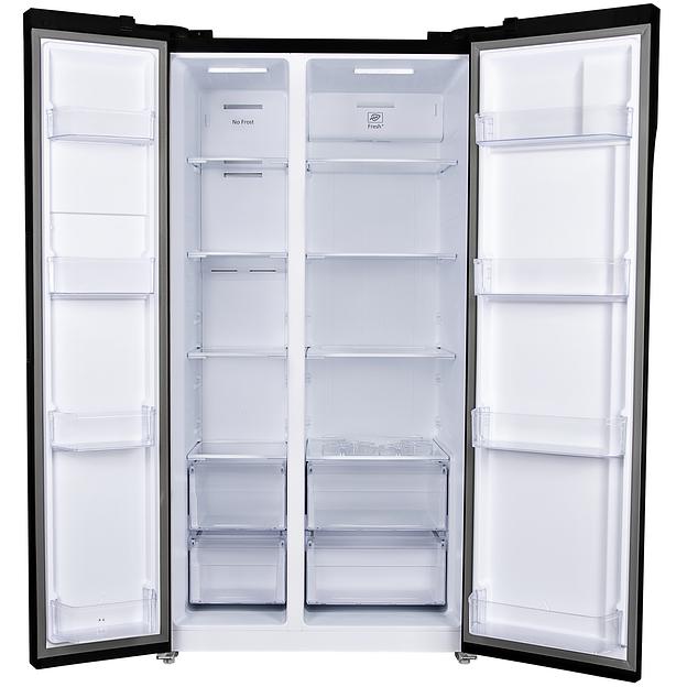 Холодильник Hyundai CS6503FV черное стекло (двухкамерный) фото 7