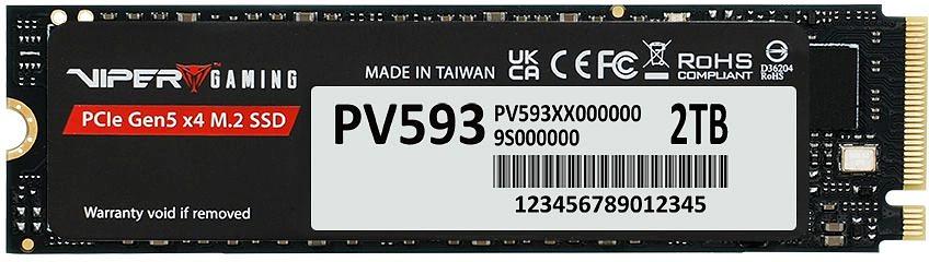 Накопитель SSD M.2 PCIE 2TB 2280 NVMe PV593P2TBM28H PATRIOT фото 1