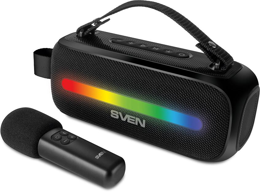 Колонка порт. Sven PS-235 черный 12W 2.0 BT 3600mAh (SV-022075) фото 1