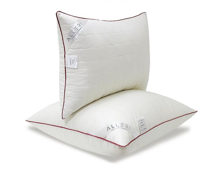 Подушка «Cashmere gold-line» тик 70×70 ОПТ фото 1