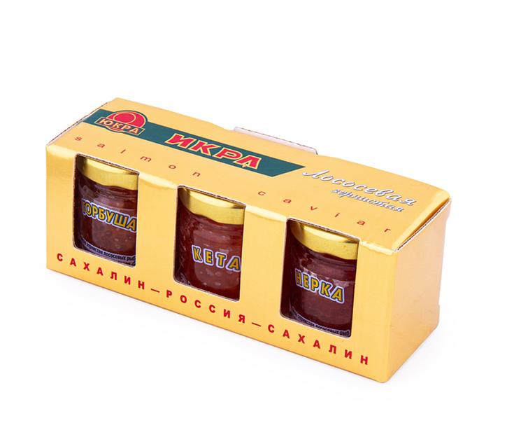 Подарочный набор «3 вида икры» по 40 г ОПТ фото 1