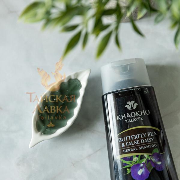 Шампунь бессульфатный д/седых и тусклых волос «Клитория и эклипта» Khaokho ОПТ фото 1