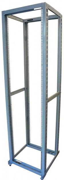 Стойка двухрамная NTSS NTSS-2POR24U/600-1000 24U 550ммx1000мм 600кг серый фото 1