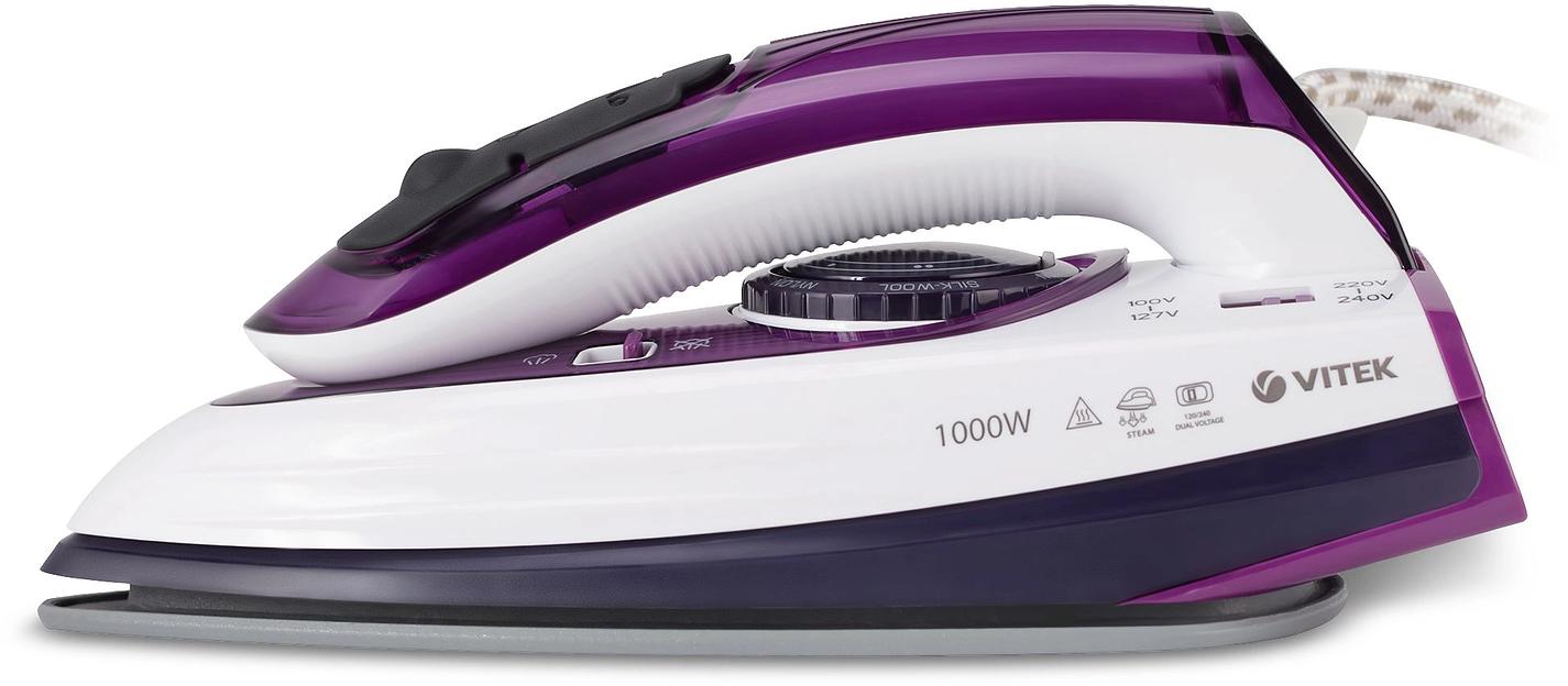 Утюг дорожный Vitek VT-8305 1000Вт белый/фиолетовый фото 6