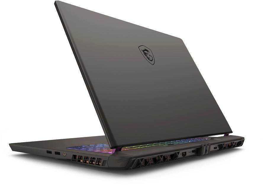 Ноутбук без сумки MSI Vector 17 HX A2XWJG Ultra9 275HX 17" 16:10 QHD+(2560 x 1600)240Hz DDR5 32GB (16GB*2),1TB SSD, NV RTX 5090 (24GB GDDR7),90Whr,3kg,1y,Dos,Gray фото 5