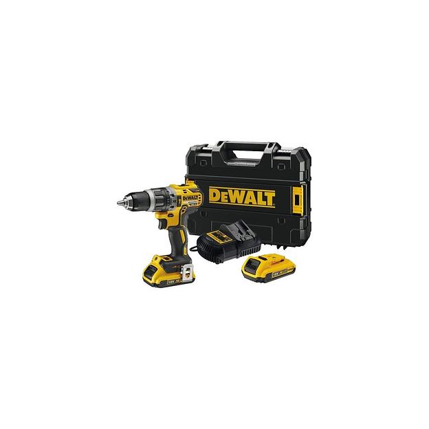 Ударная дрель-шуруповерт DeWALT DCD796D2-QW, 2Ач, с двумя аккумуляторами фото 1