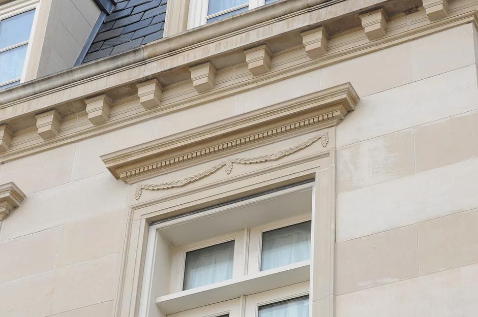 Филёнка из травертина, под заказ фото 3