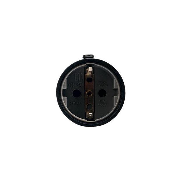 Розетка переносная влагозащ. с/з 16А IP20/44 каучук Rexant 111-005 фото 5