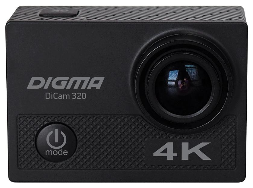 Экшн-камера Digma DiCam 320 черный фото 1