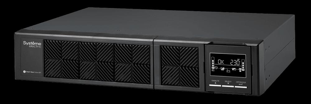 Источник бесперебойного питания Systeme Electriс Smart-Save Online SRT, 1500VA/1500W, On-Line, Extended-run, Rack 2U(Tower convertible), LCD, Out: 8xC13, SNMP Intelligent Slot, USB, RS-232 (SRTSE1500RTXLI) фото 1