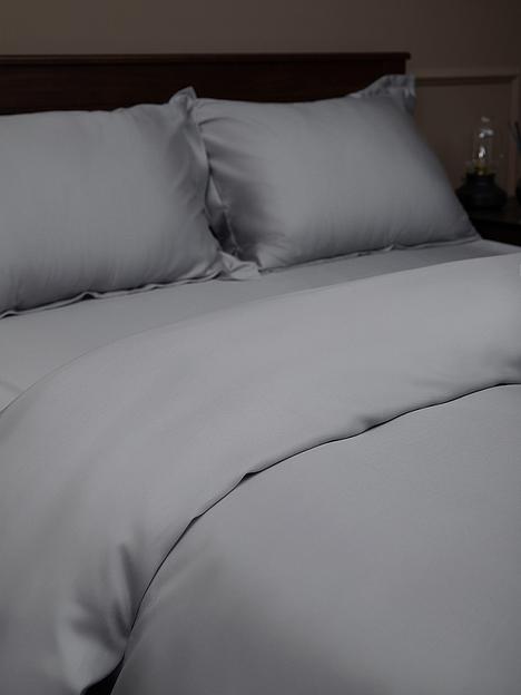 Комплект постельного белья из тенселя «Серебро», опт фото 2