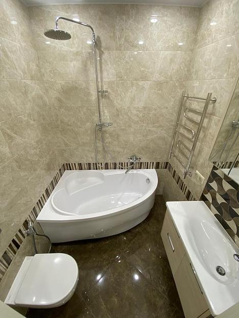 Мраморная ванна Castone «Диана» левосторонняя фото 7