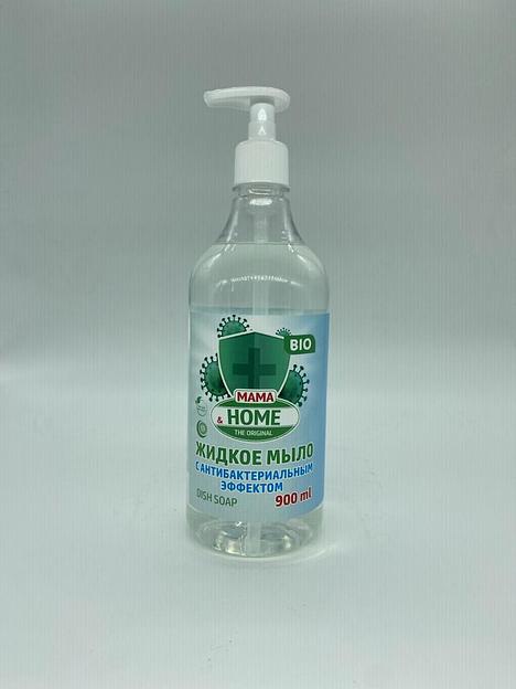 Жидкое мыло Mama&Home с антибактериальным эффектом, 0,9 л фото 1