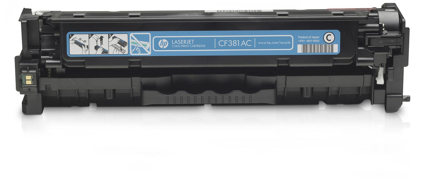 Картридж лазерный HP 312A CF381AC голубой (2400стр.) для HP CLJ Pro M476 фото 2