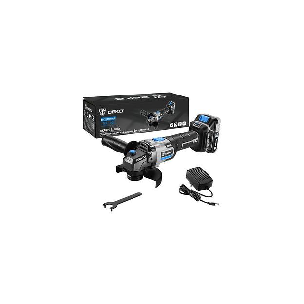 Угловая шлифмашина DEKO DKAG20, аккумуляторная, с 1 АКБ [063-4026] фото 1