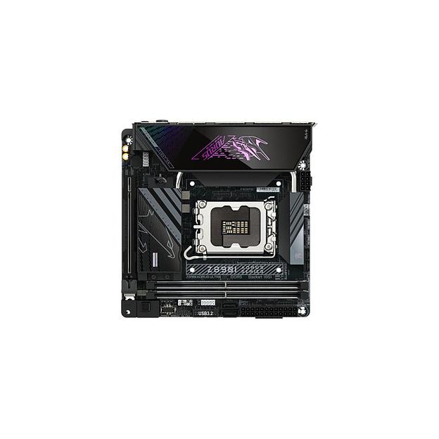 Материнская плата Gigabyte Z890I AORUS ULTRA, Socket-1851, Intel Z890, mini-ITX, Ret фото 1