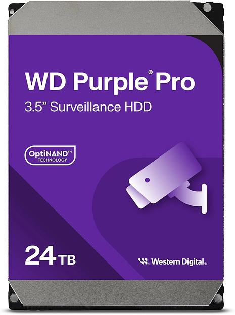 Жесткий диск WD SATA-III 24TB WD240PURP Surveillance Purple Pro (7200rpm) 512Mb 3.5" фото 1